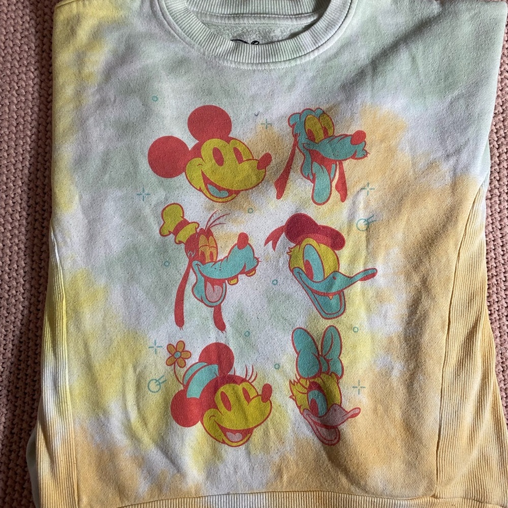 disney tie-dye sweater